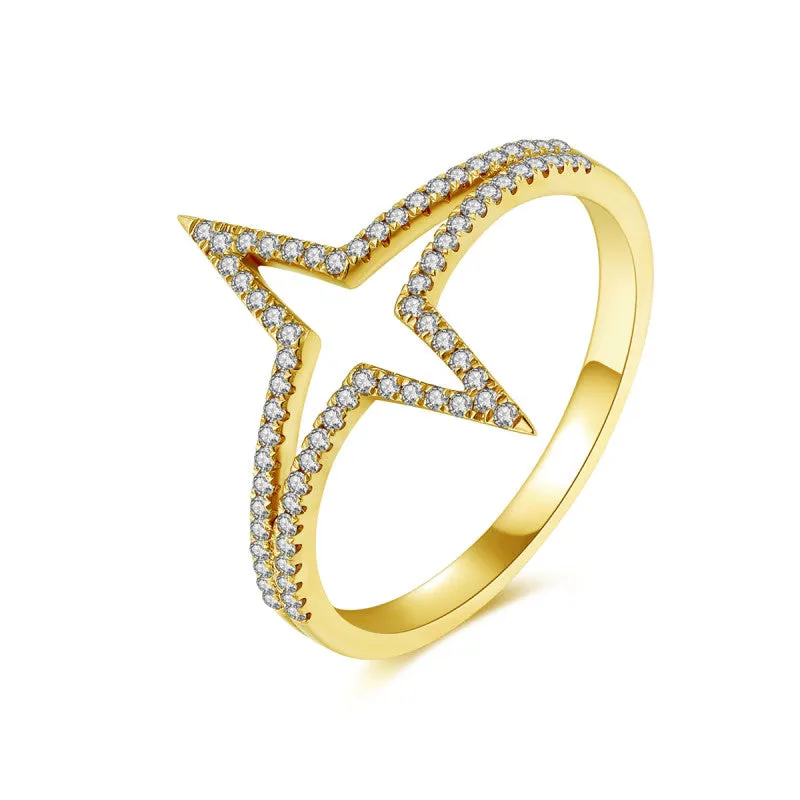 14K Solid Gold Ring Exclusively Handcrafted 0.211 Carat Natural Diamond (H-F Color, VS1-VS2 Clarity)