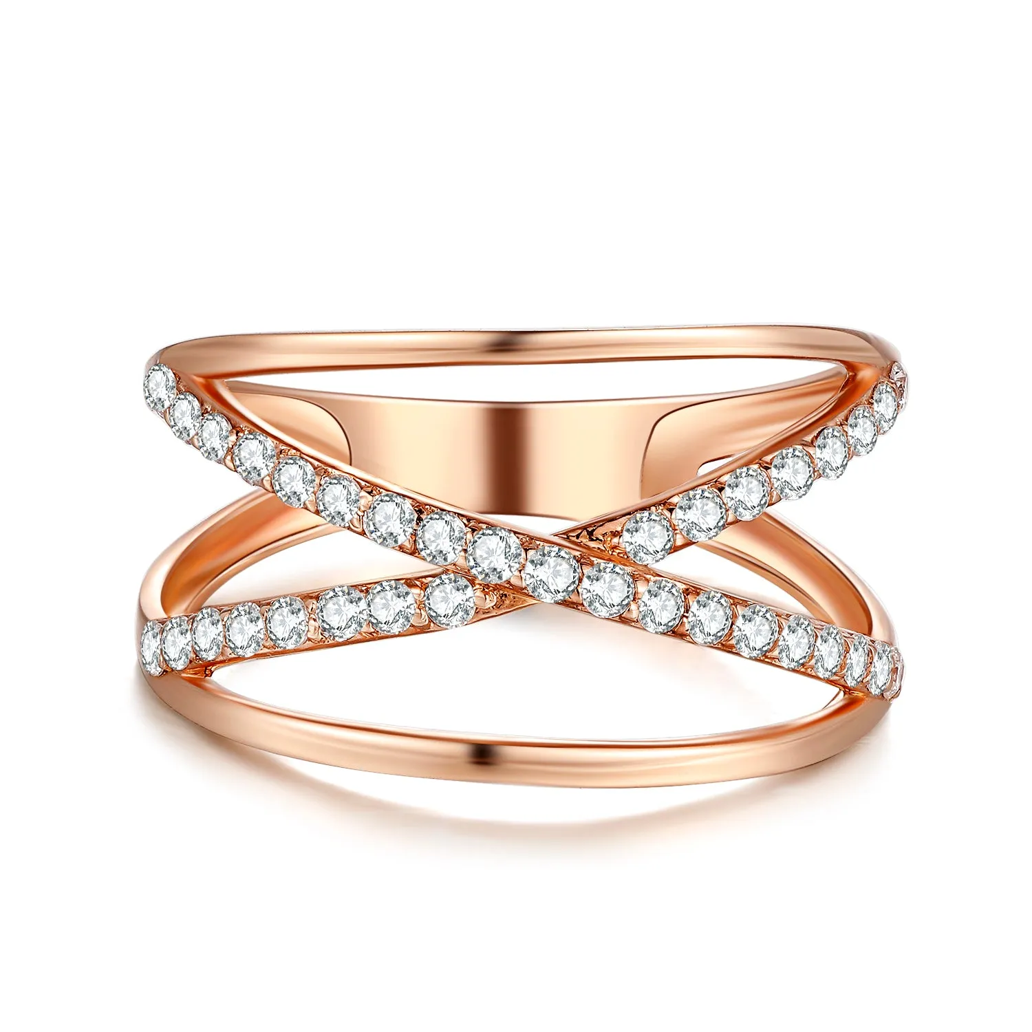 14K Solid Gold Ring Exclusively Handcrafted 0.388 Carat Natural Diamond (H-F Color, VS1-VS2 Clarity)