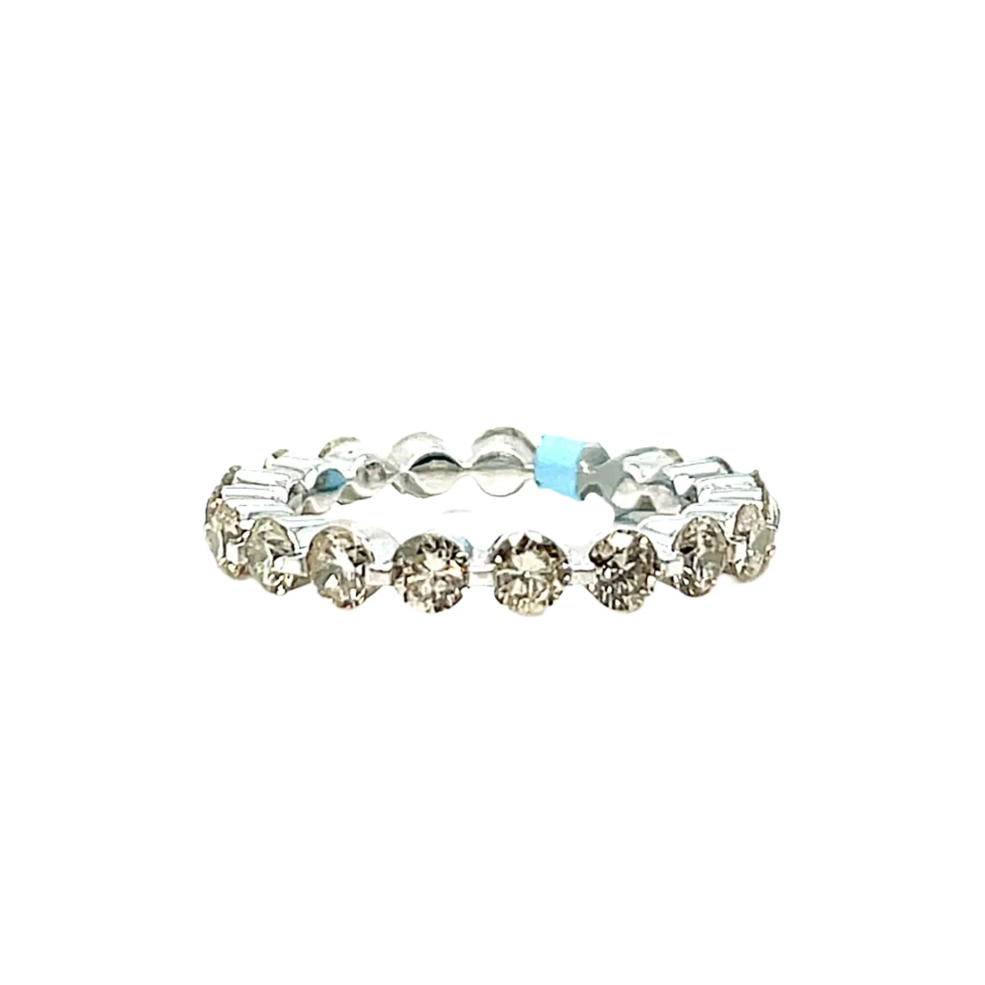 14k White Gold 2.66ct Diamonds Eternity Ring - SR17233