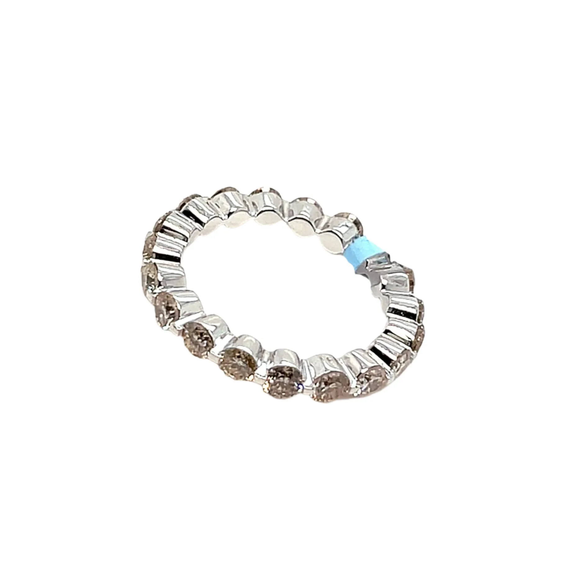 14k White Gold 2.66ct Diamonds Eternity Ring - SR17233
