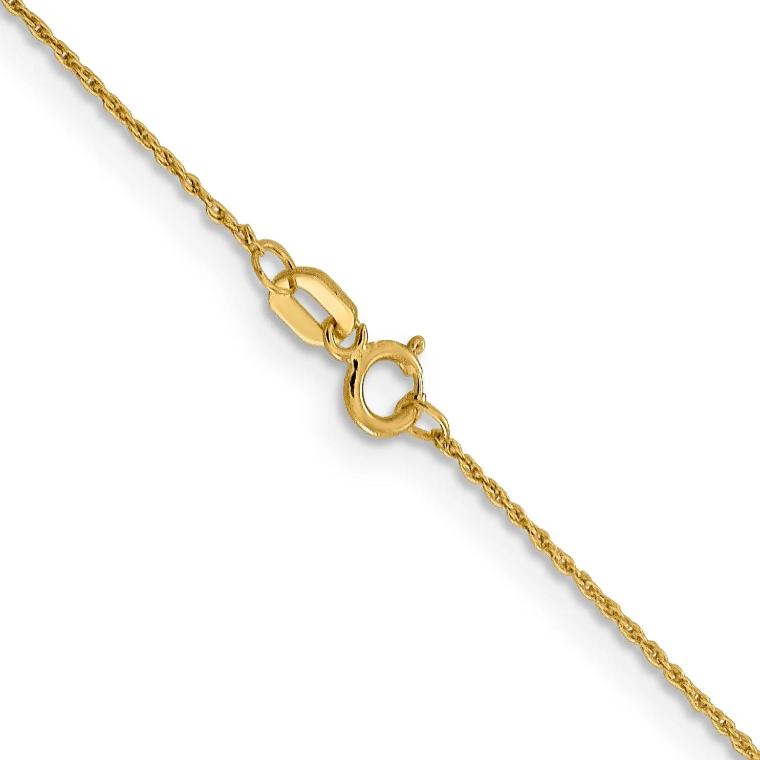 14k Yellow Gold .8 mm Pendant Rope