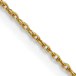 14k Yellow Gold .8 mm Pendant Rope