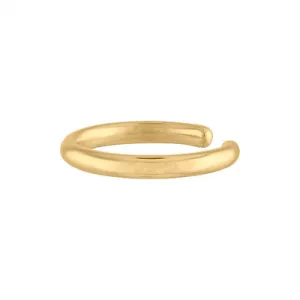 14KT GOLD PLAIN EAR CUFF