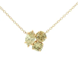 1870 Collection 14k Rose Gold Brown Diamond Necklace
