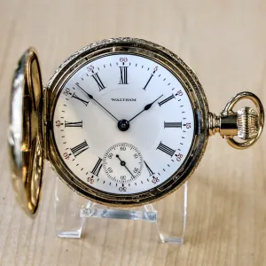 1903 WALTHAM Waltham Pocket Watch 18s 17 Jewels Grade 825 - VERY RARE Kenosha Hunter Case