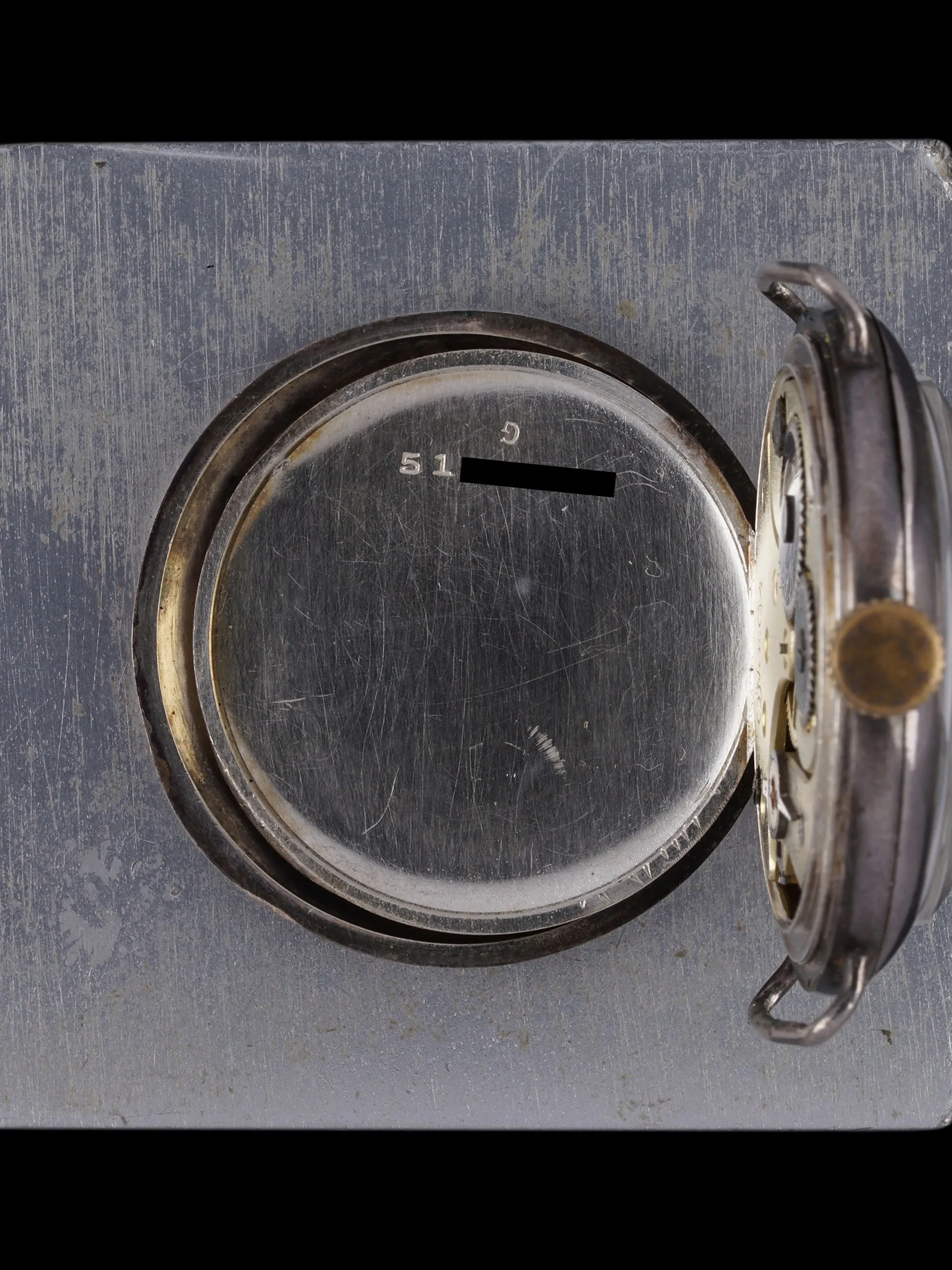 1910 Omega Grand Prix Sterling Silver Racing Watch