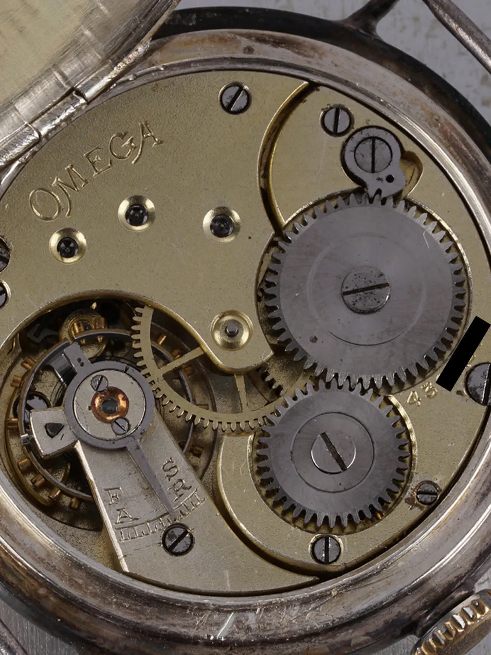 1910 Omega Grand Prix Sterling Silver Racing Watch