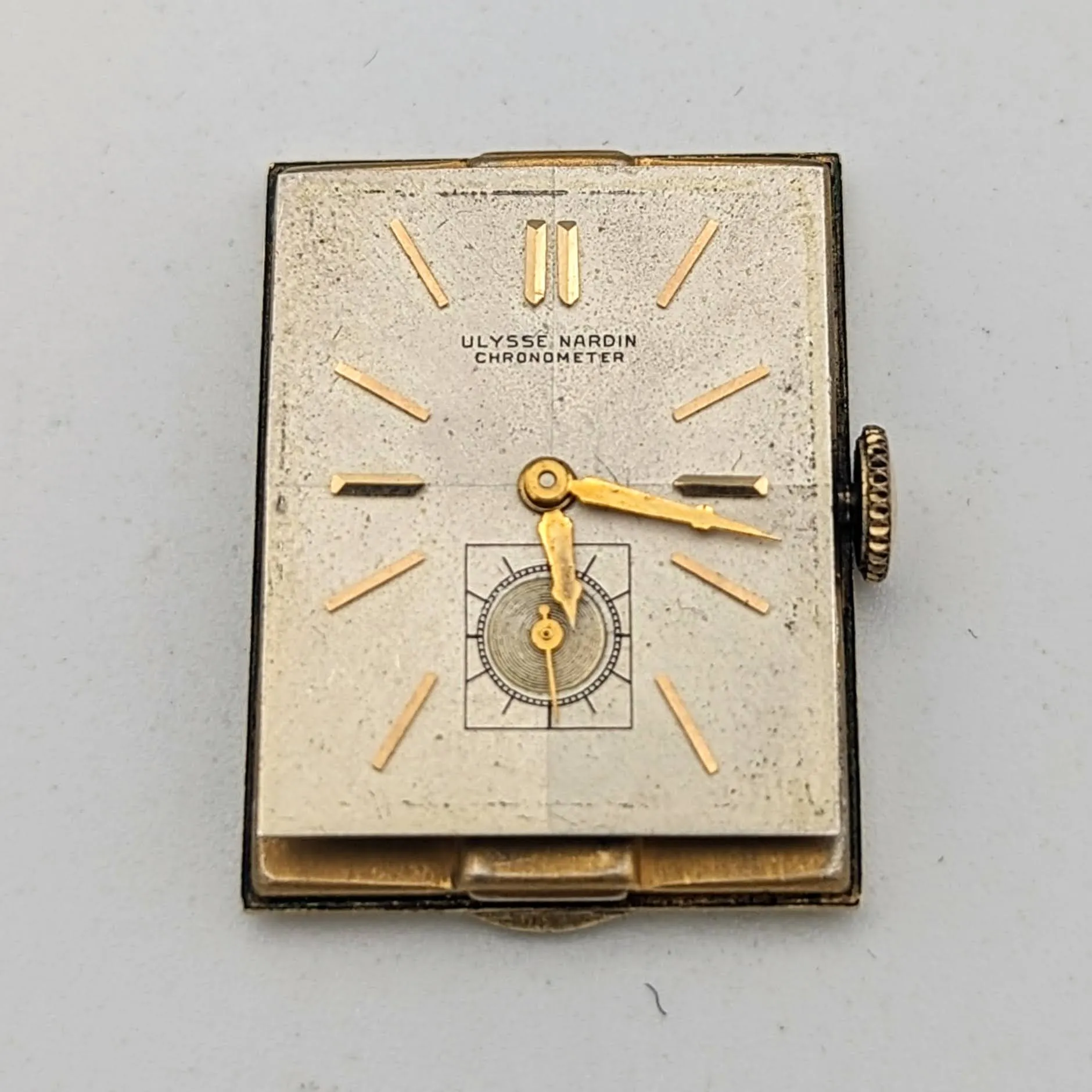 1940's ULYSSE NARDIN Chronometer Watch 17 Jewels Swiss Wristwatch