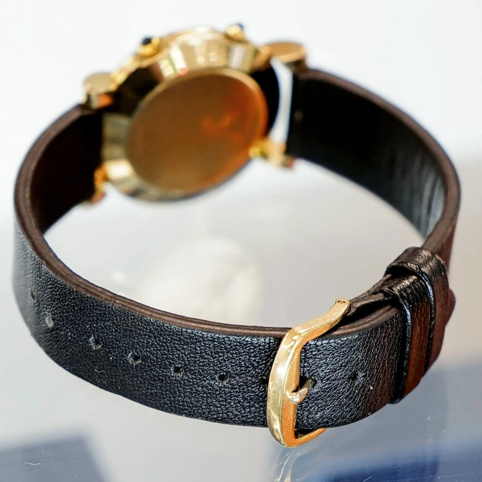 1950 Jaeger-LeCoultre Memovox Wrist Alarm Watch Two-Tone Dial 32mm Fancy Lugs - 10K GF Wristwatch