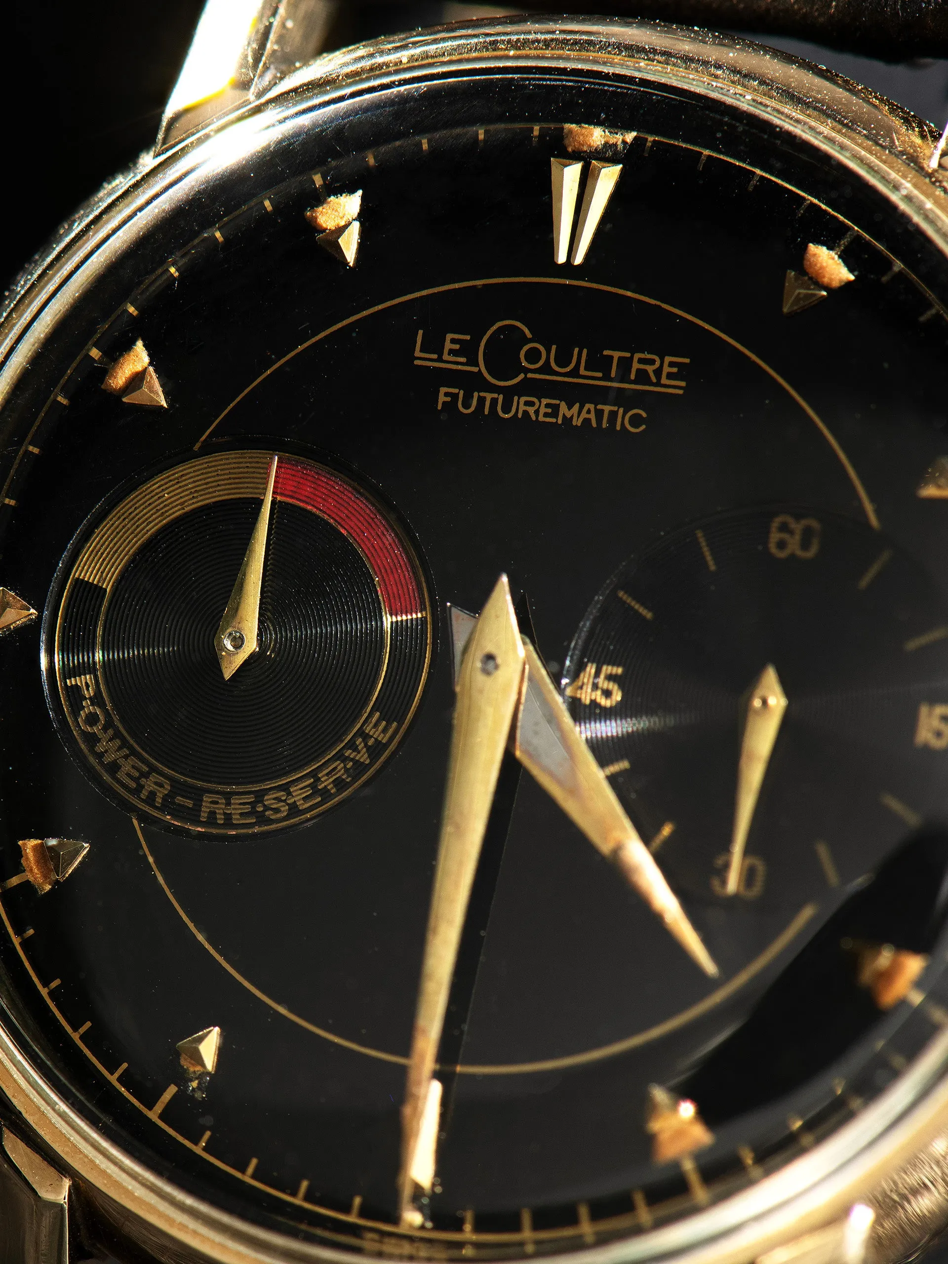 1950s LeCoultre Futurematic Gold Cap "Cal. 497"