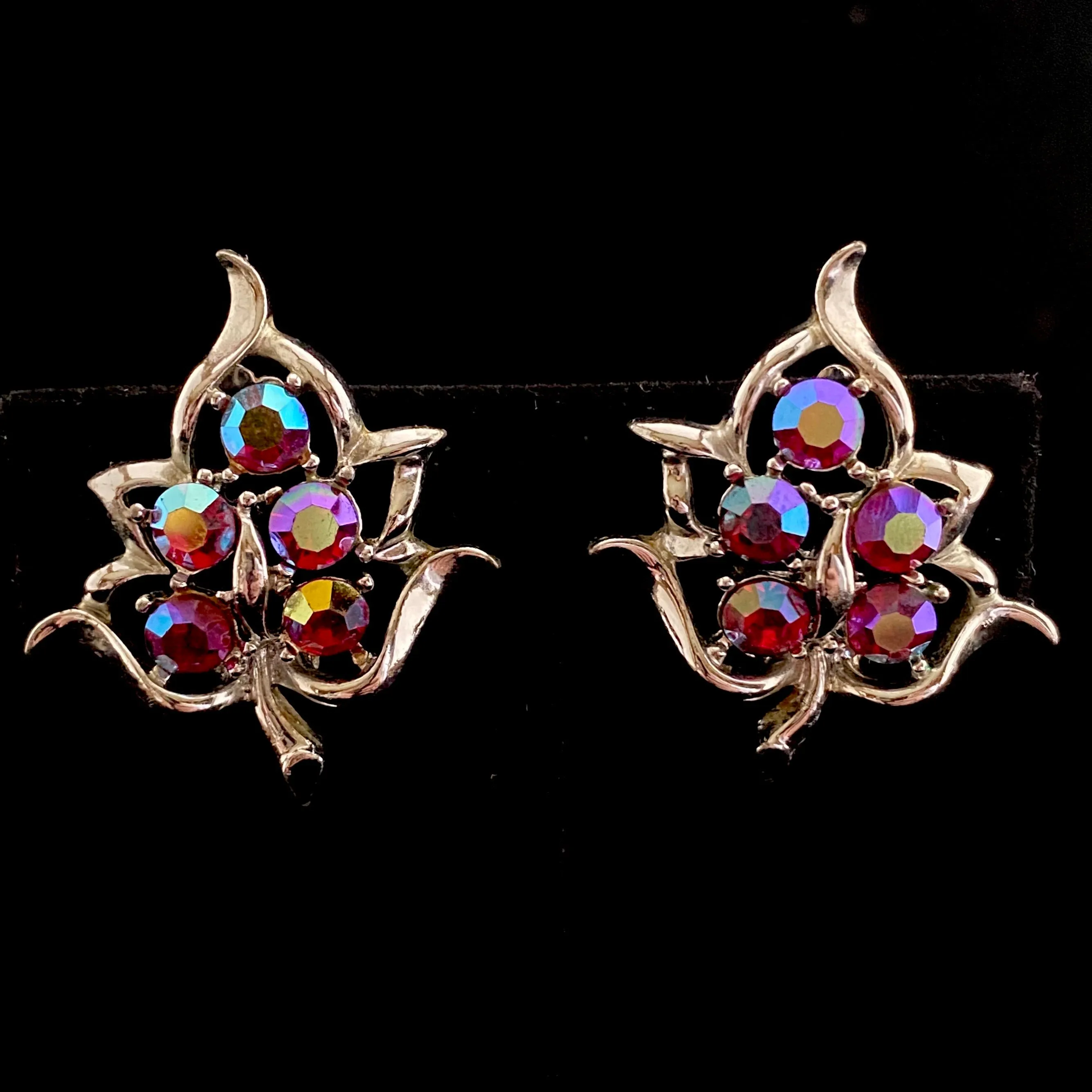 1960 Sarah Coventry Dazzling Aurora Earrings