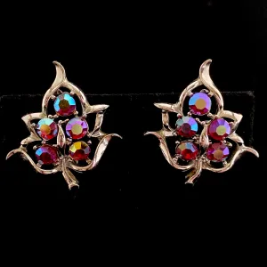 1960 Sarah Coventry Dazzling Aurora Earrings