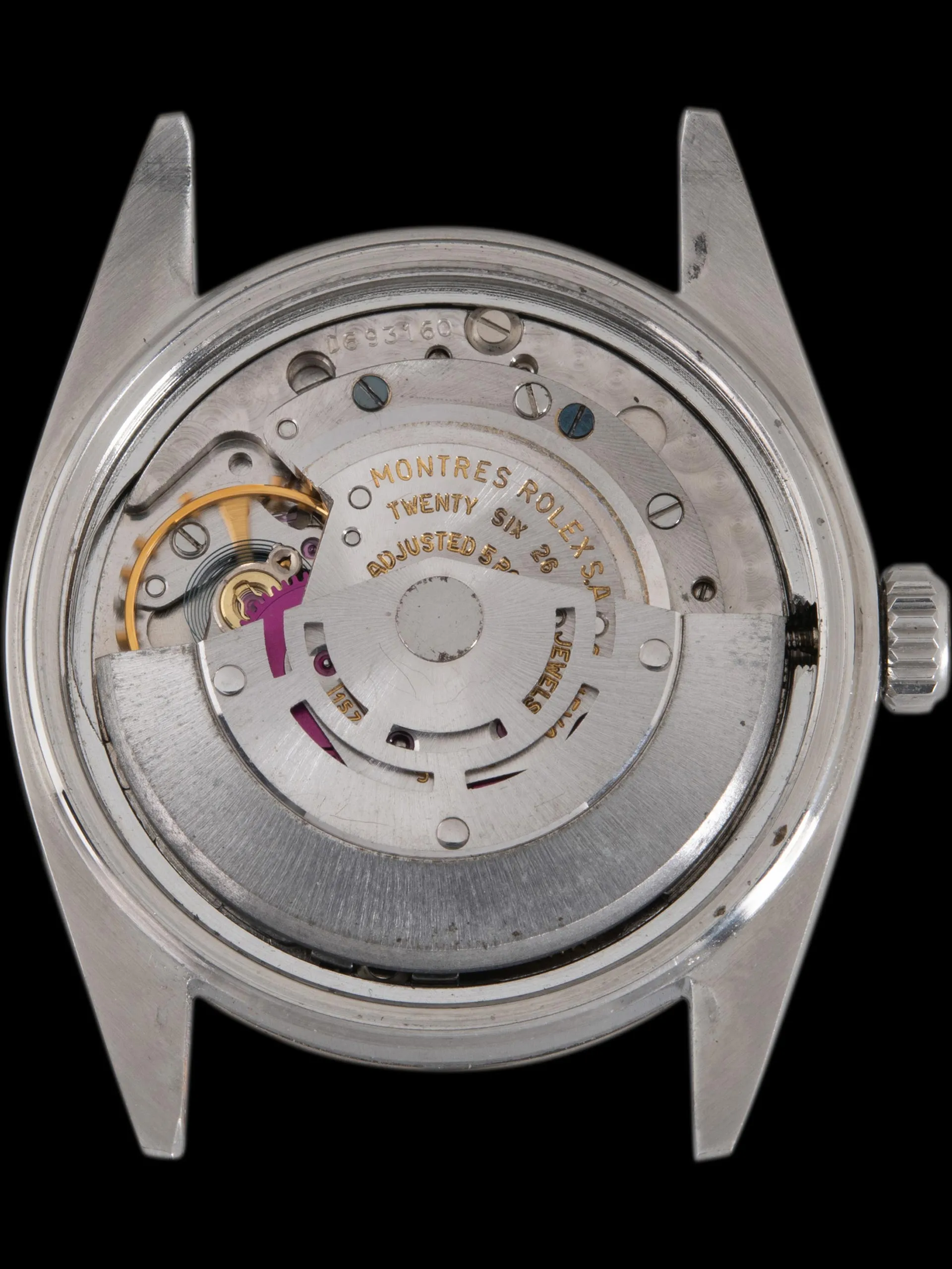 1970 Rolex Datejust (Ref. 1603) Black "Confetti" Dial W/ Rolex Guarantee Paper