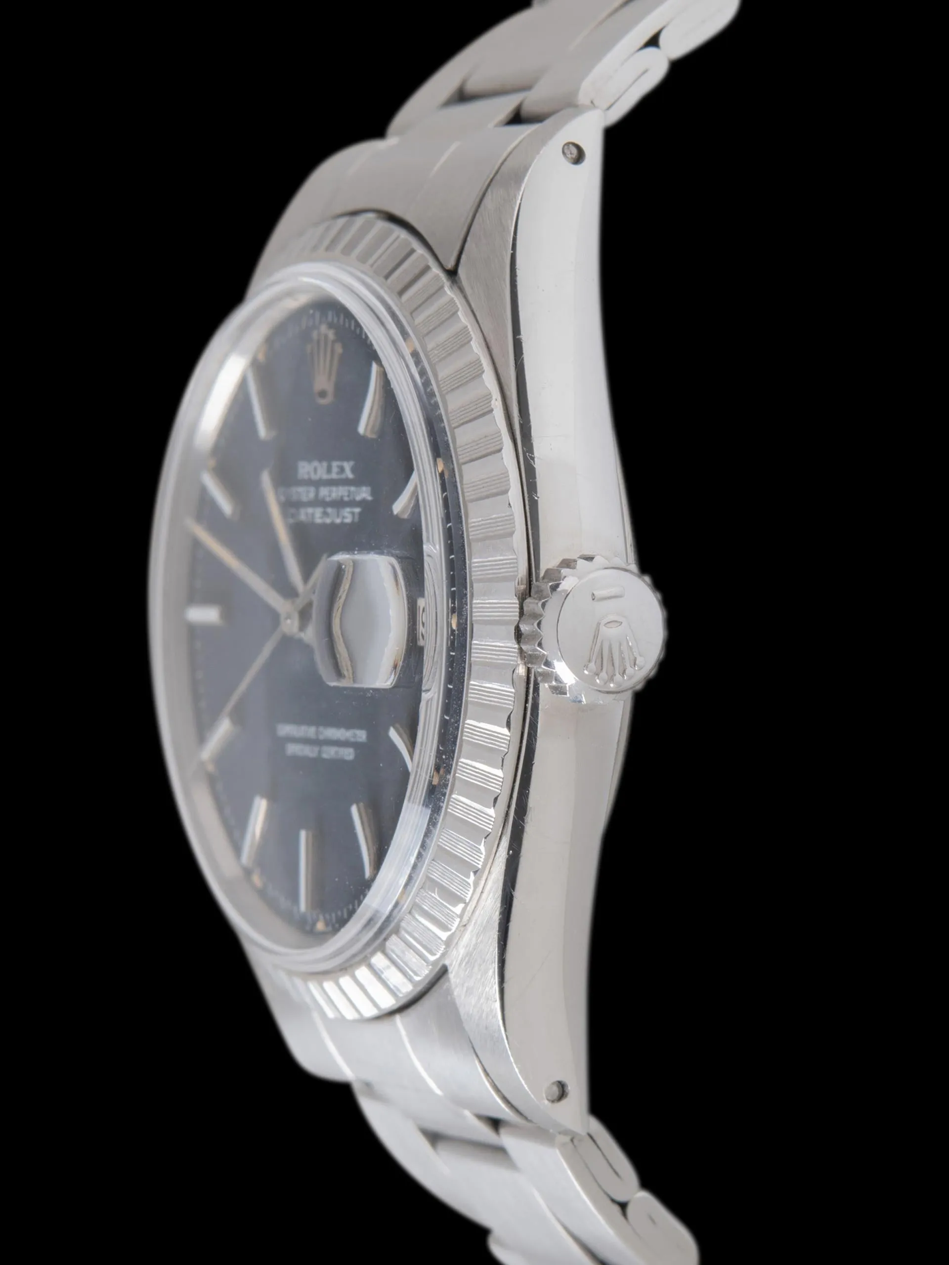 1970 Rolex Datejust (Ref. 1603) Black "Confetti" Dial W/ Rolex Guarantee Paper