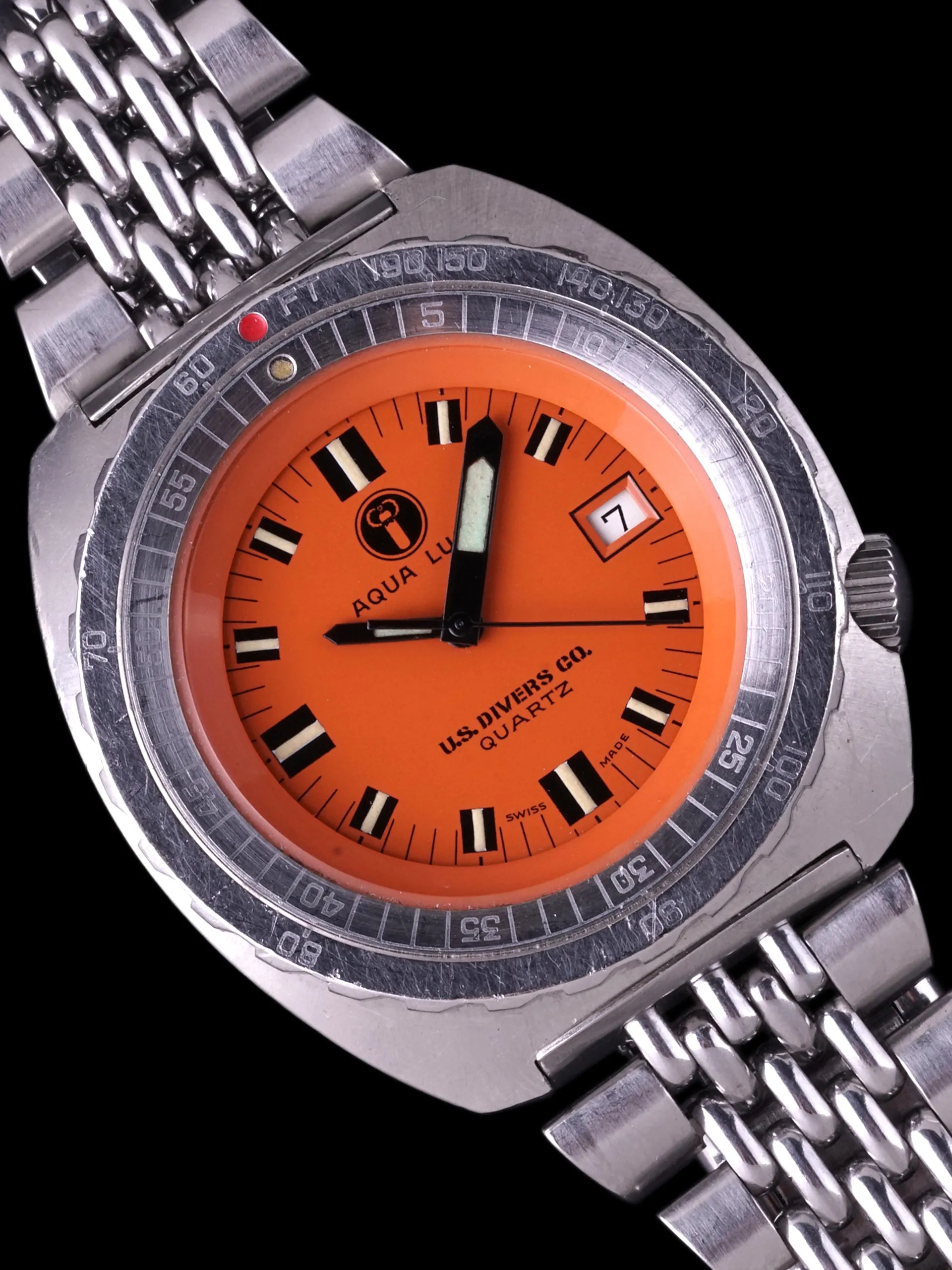 1970s Aqua Lung Quartz Diver (Ref. 7336-000) "U.S Divers Co."