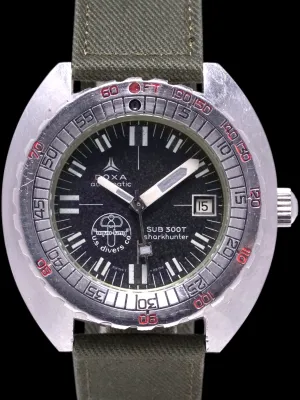 1970s DOXA Sub 300T Sharkhunter (Ref. 58098-59) Synchron Era "Aqua-Lung"