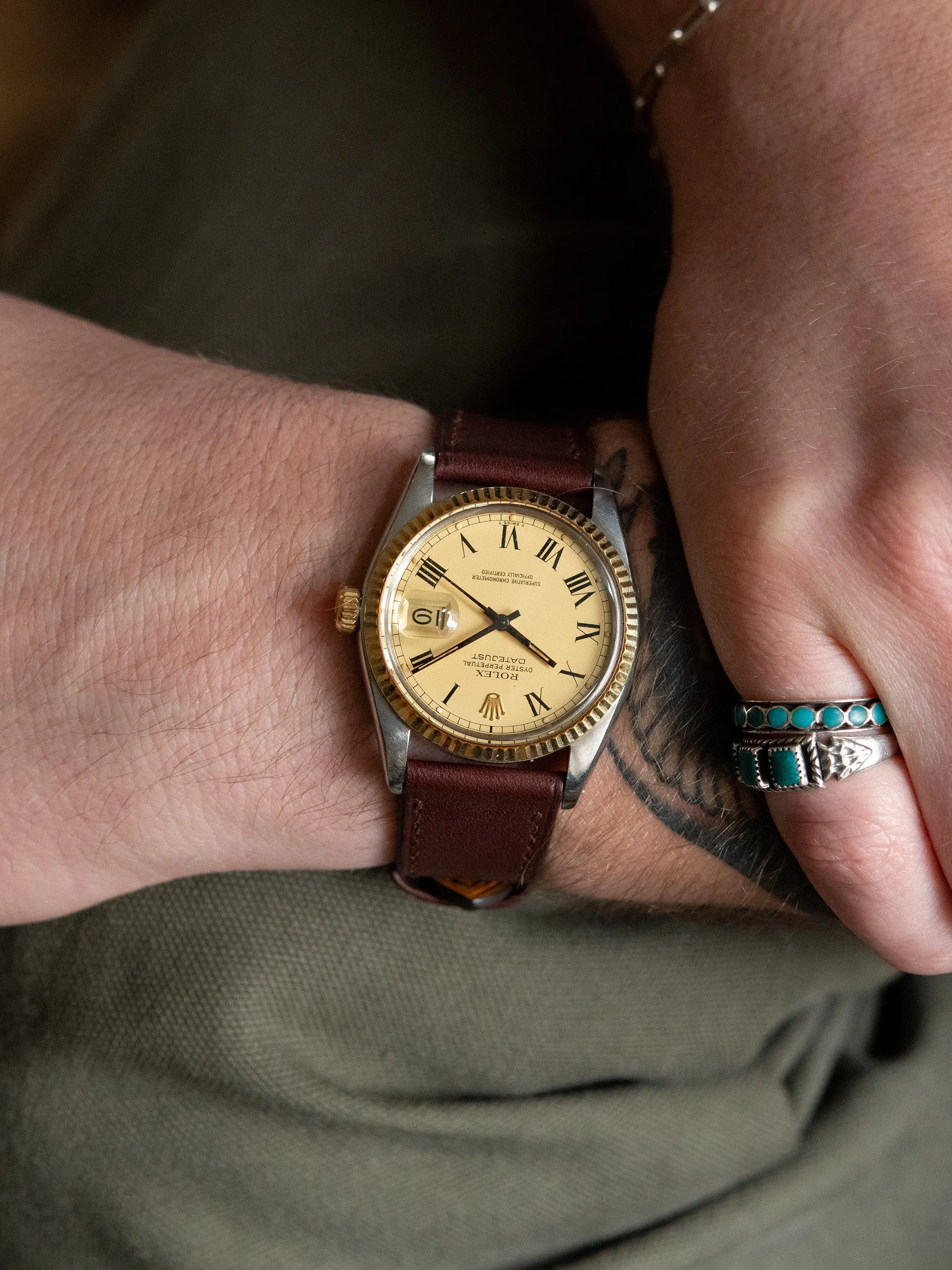 1979 Rolex Two-Tone Datejust (Ref. 16013) Lemon "Buckley" Dial