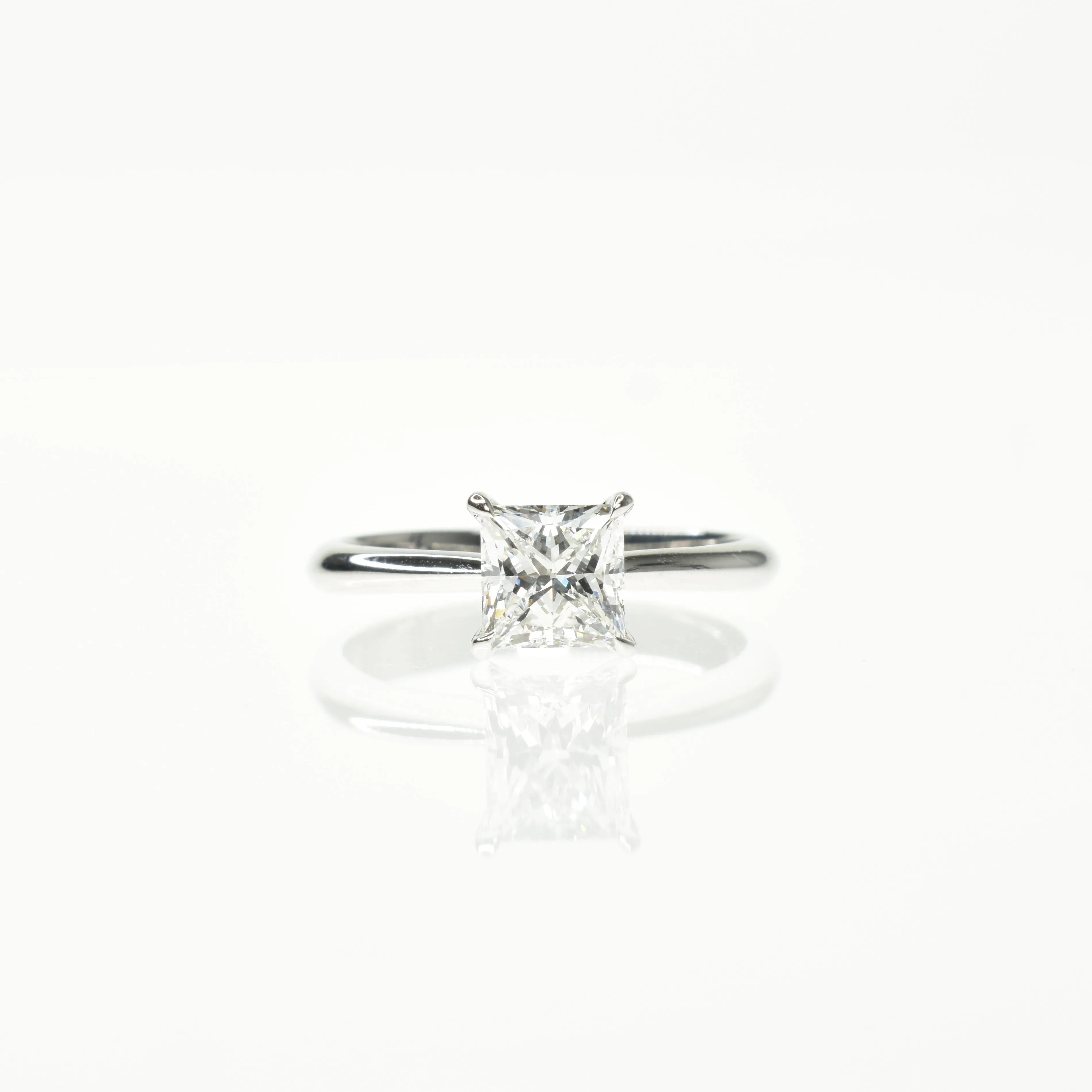 1ct Princess Cut Diamond Engagement Ring