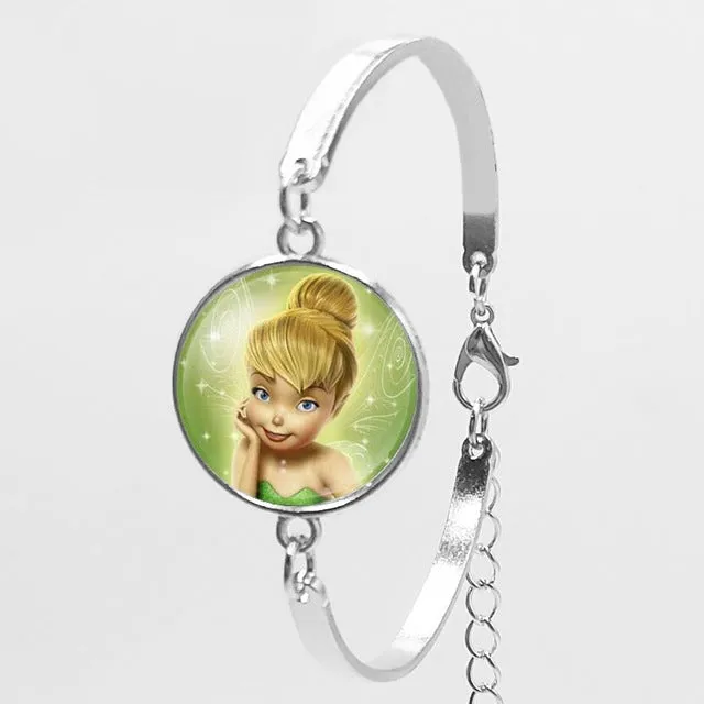 2018 New Karaoke Princess Anna Snow Queen Fashion Women Bracelet Cartoon Girl Bracelet To Map Private Custom