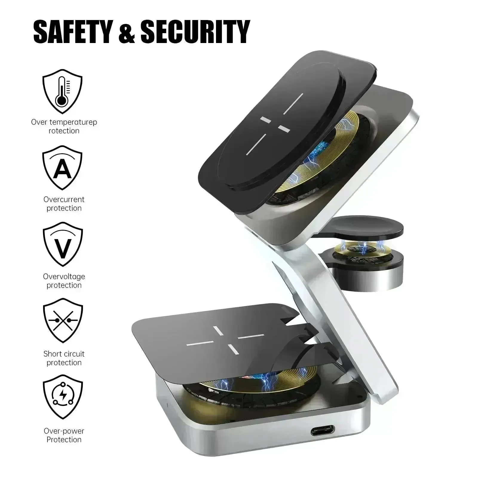 3 in 1 Wireless Charger Stand