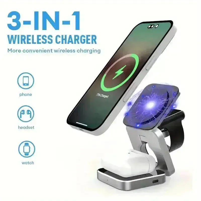 3 in 1 Wireless Charger Stand