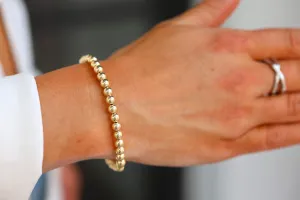 5MM Classic | Stretchy Anti-Tarnish Gold Filled Stackable Bracelet