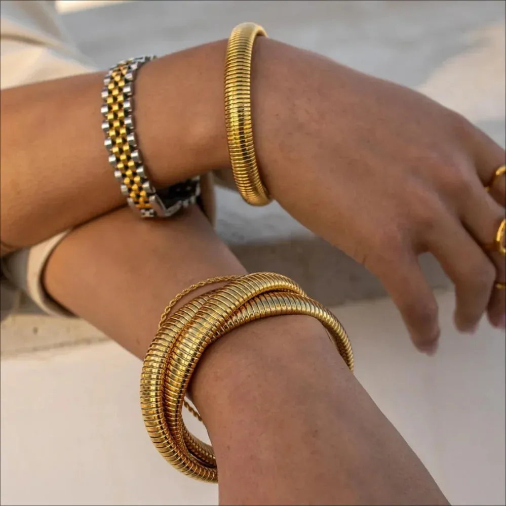 Aurelia Luxe Coil Bracelet