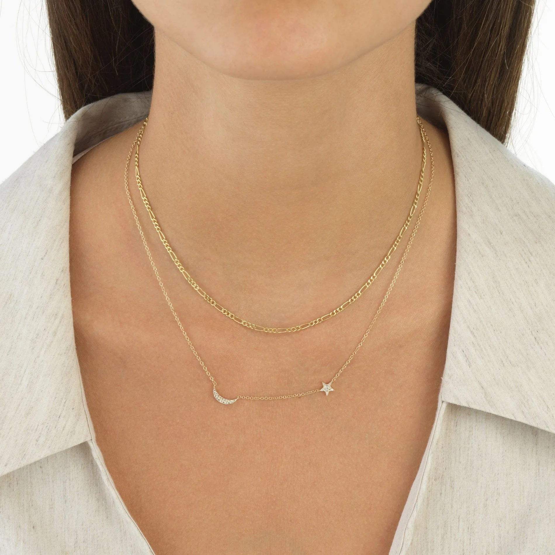 Baby Figaro Necklace 14K