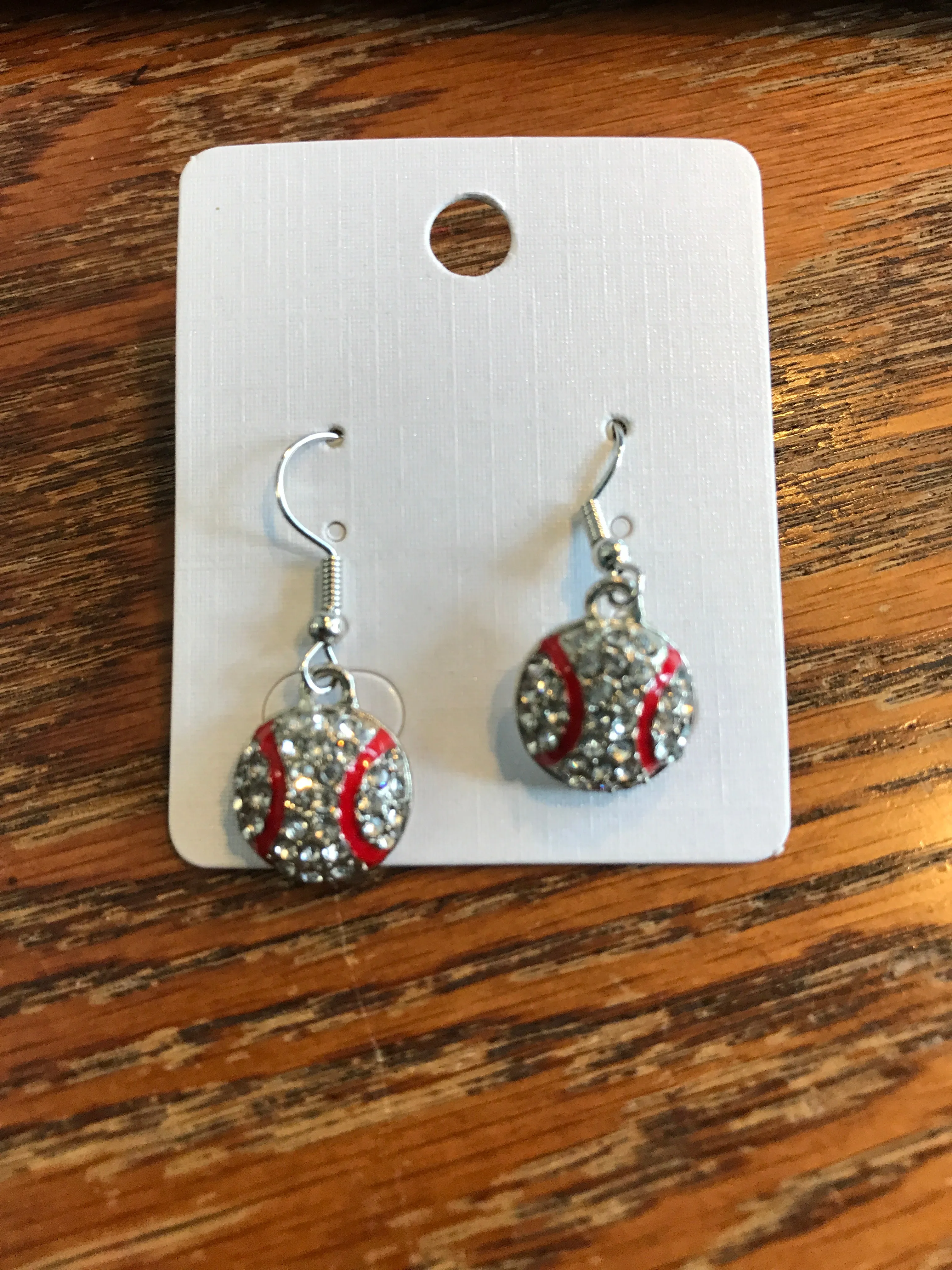 Baseball Dazzled earrings