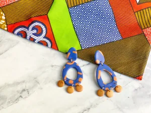 Be Bright polymer clay earrings