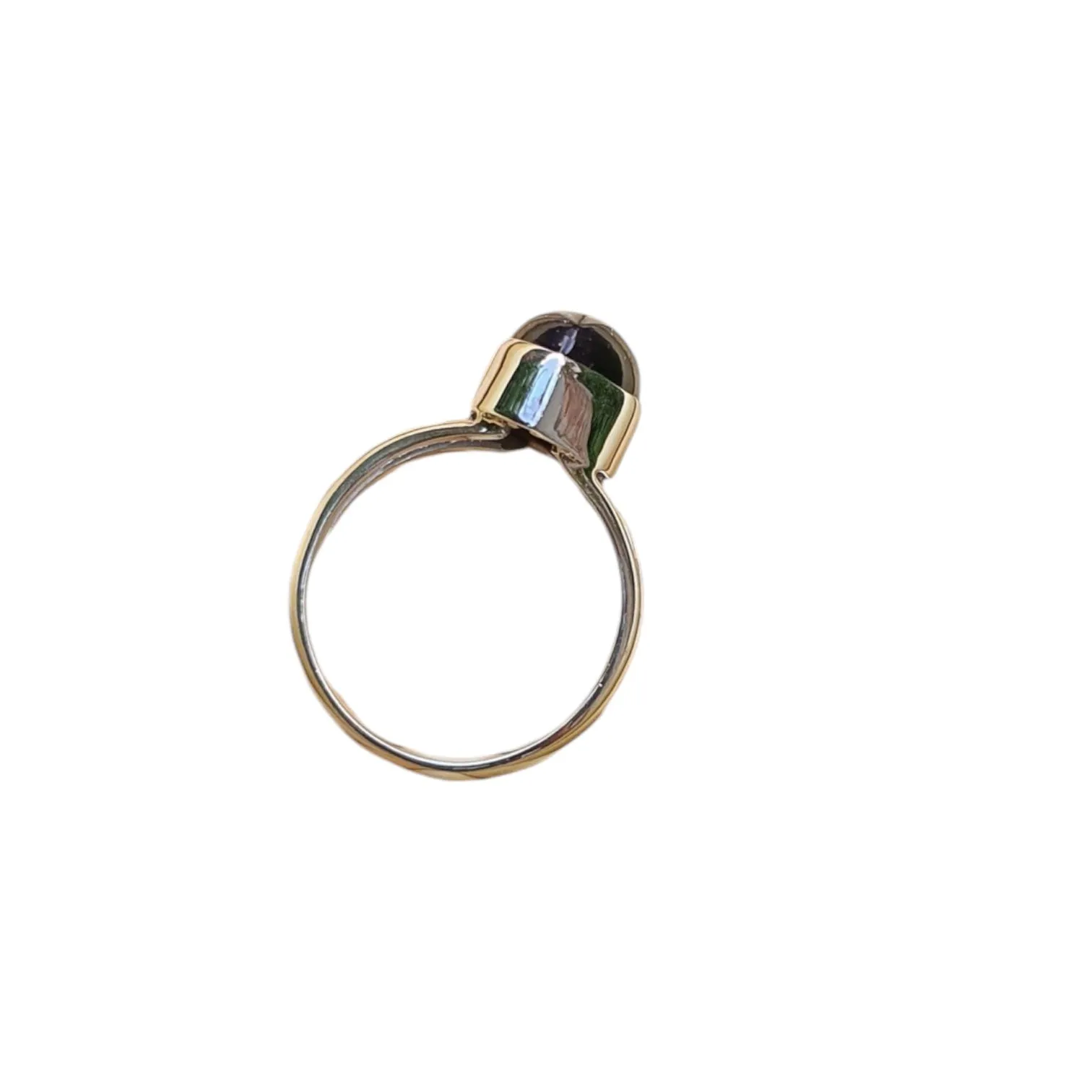 Blue Sandstone Solid 925 Sterling Silver Ring 9
