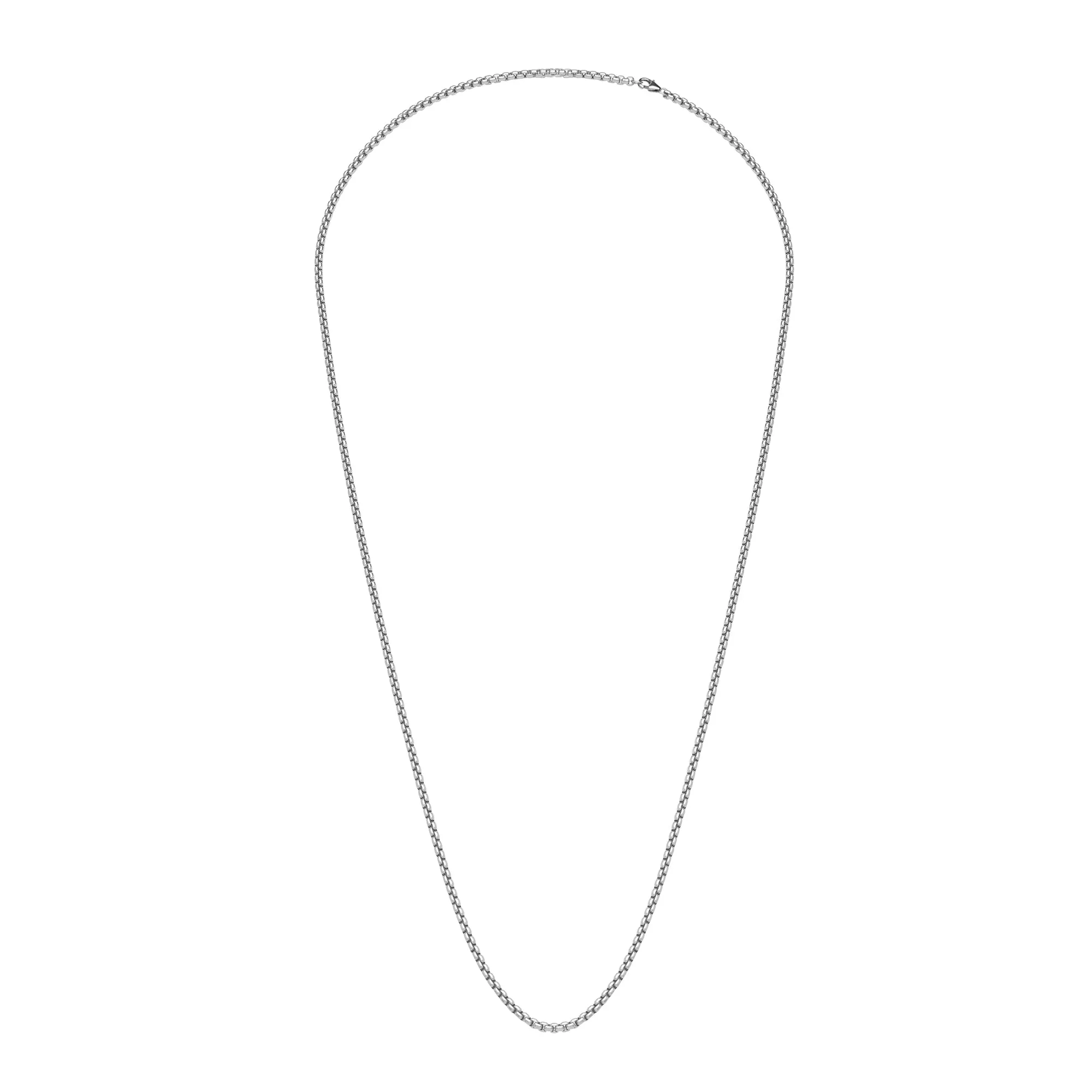 Box Chain Necklace - Sterling Silver