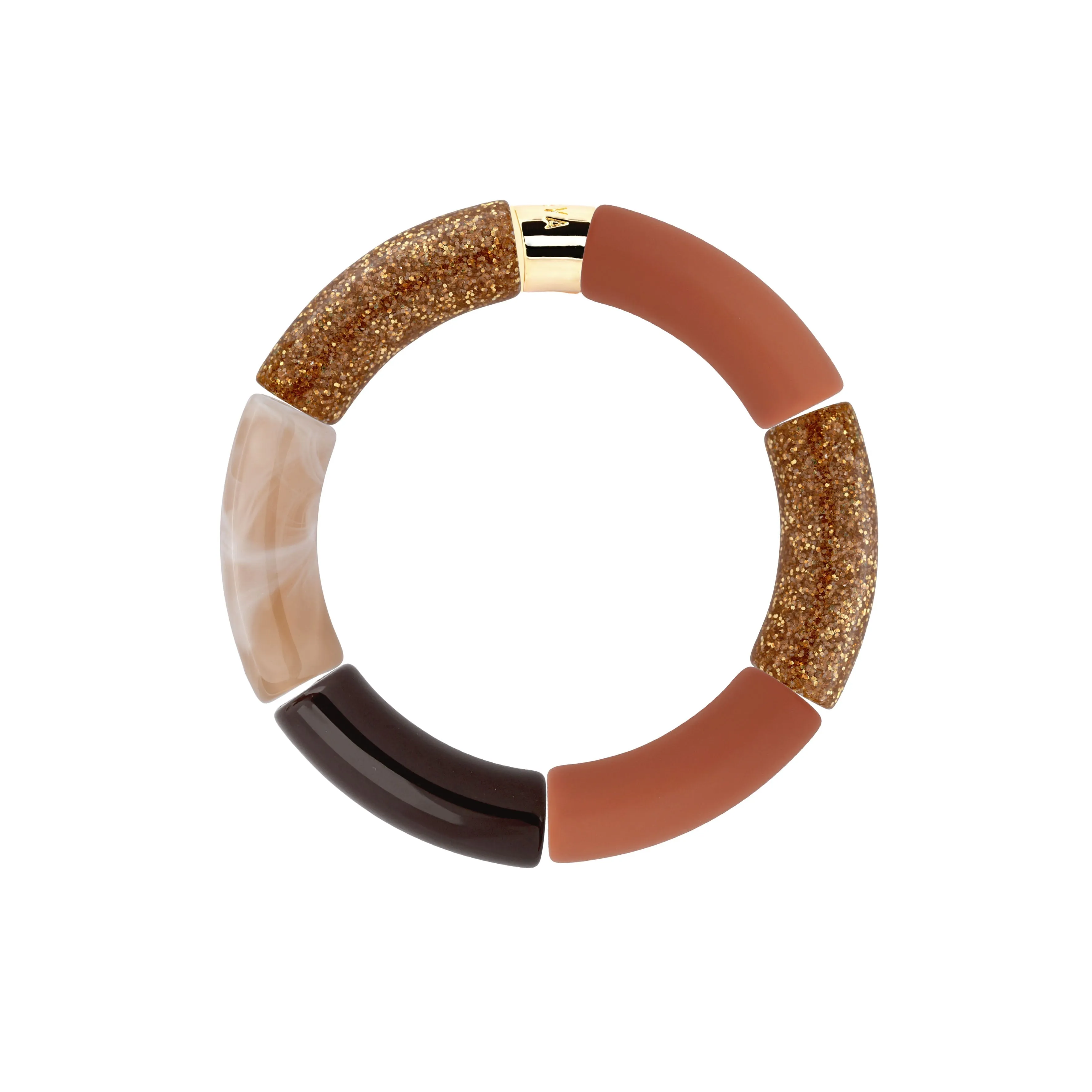 BRACELET PIPOCA TERRA-OURO 2