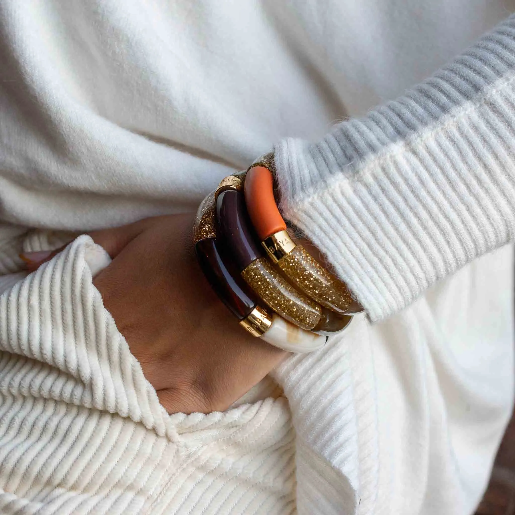 BRACELET PIPOCA TERRA-OURO 2