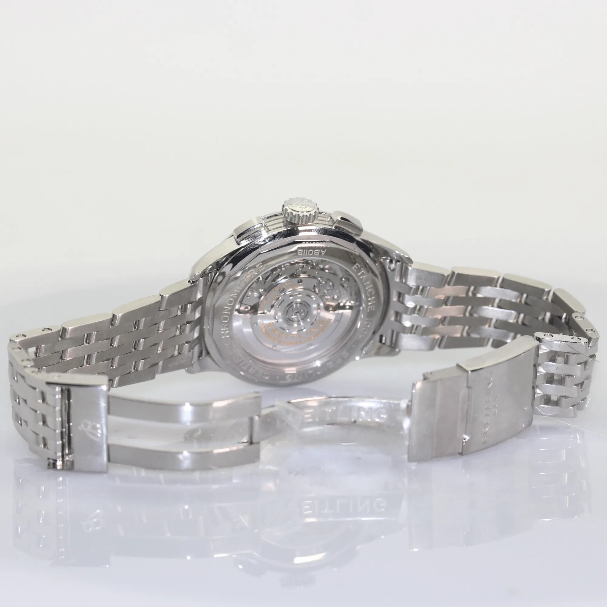 Breitling Premier B01 Chronometer Sterling Silver Wristwatch