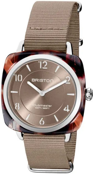 Briston Clubmaster Chic HM Grey Taupe Watch