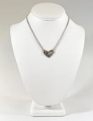 Brooke Barboza - Pink Tourmaline Radiant Heart Necklace