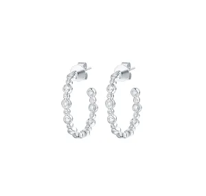 Bubbly 0.81ct Lab Grown Diamonds Earrings <br> E-00377WHT