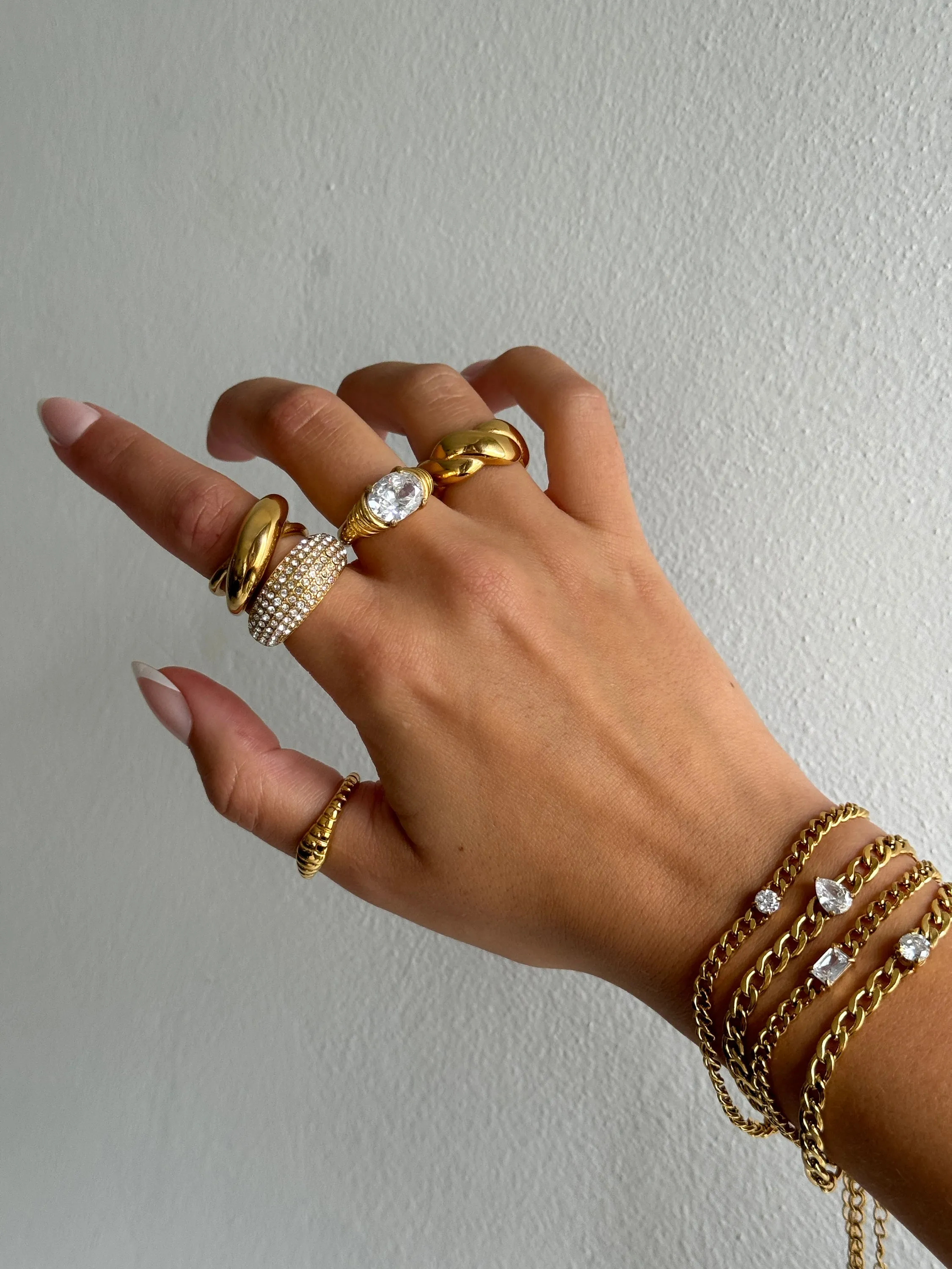 Callie Pave Dome Ring