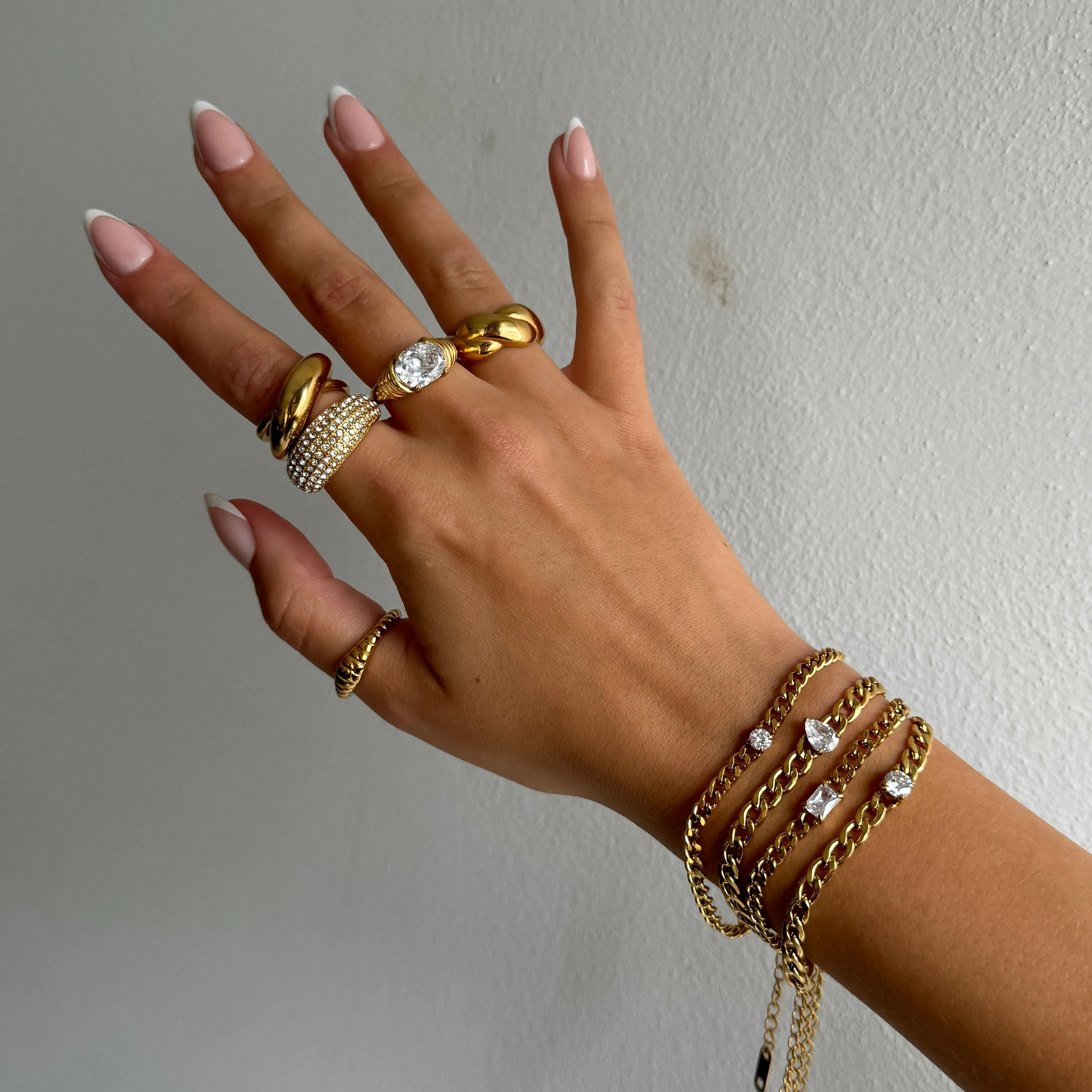 Callie Pave Dome Ring