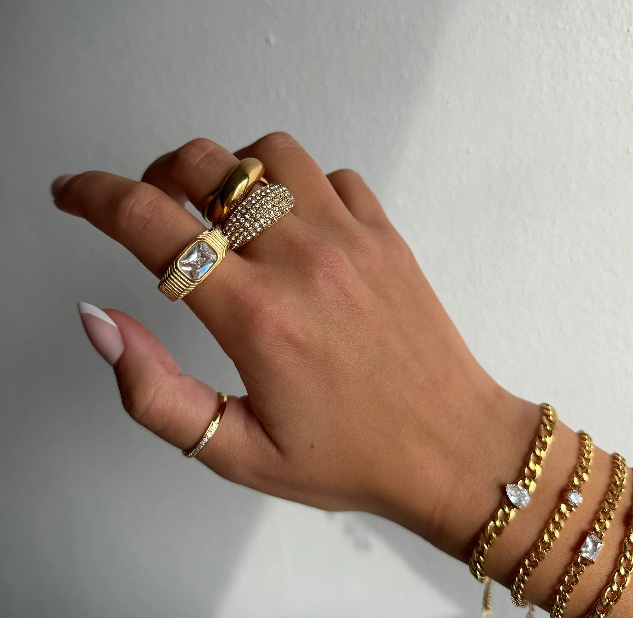 Callie Pave Dome Ring