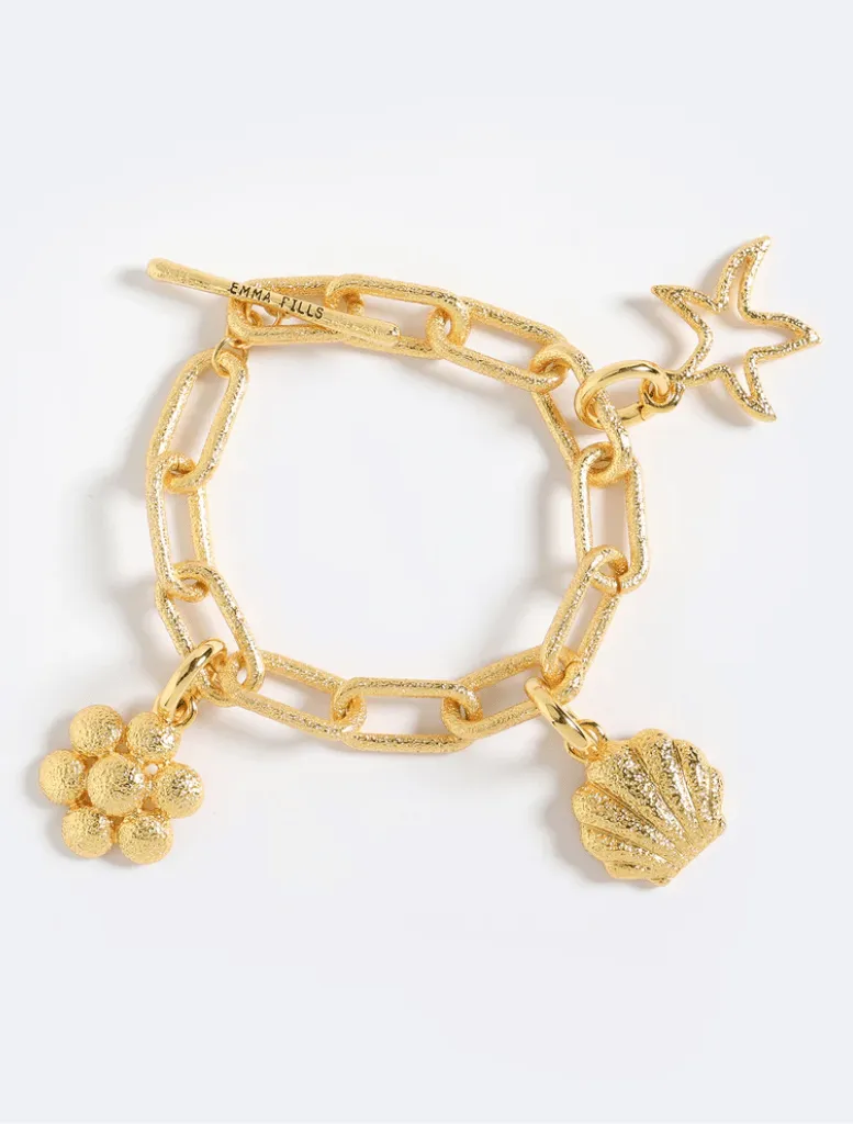 Capri Charm Bracelet - Gold