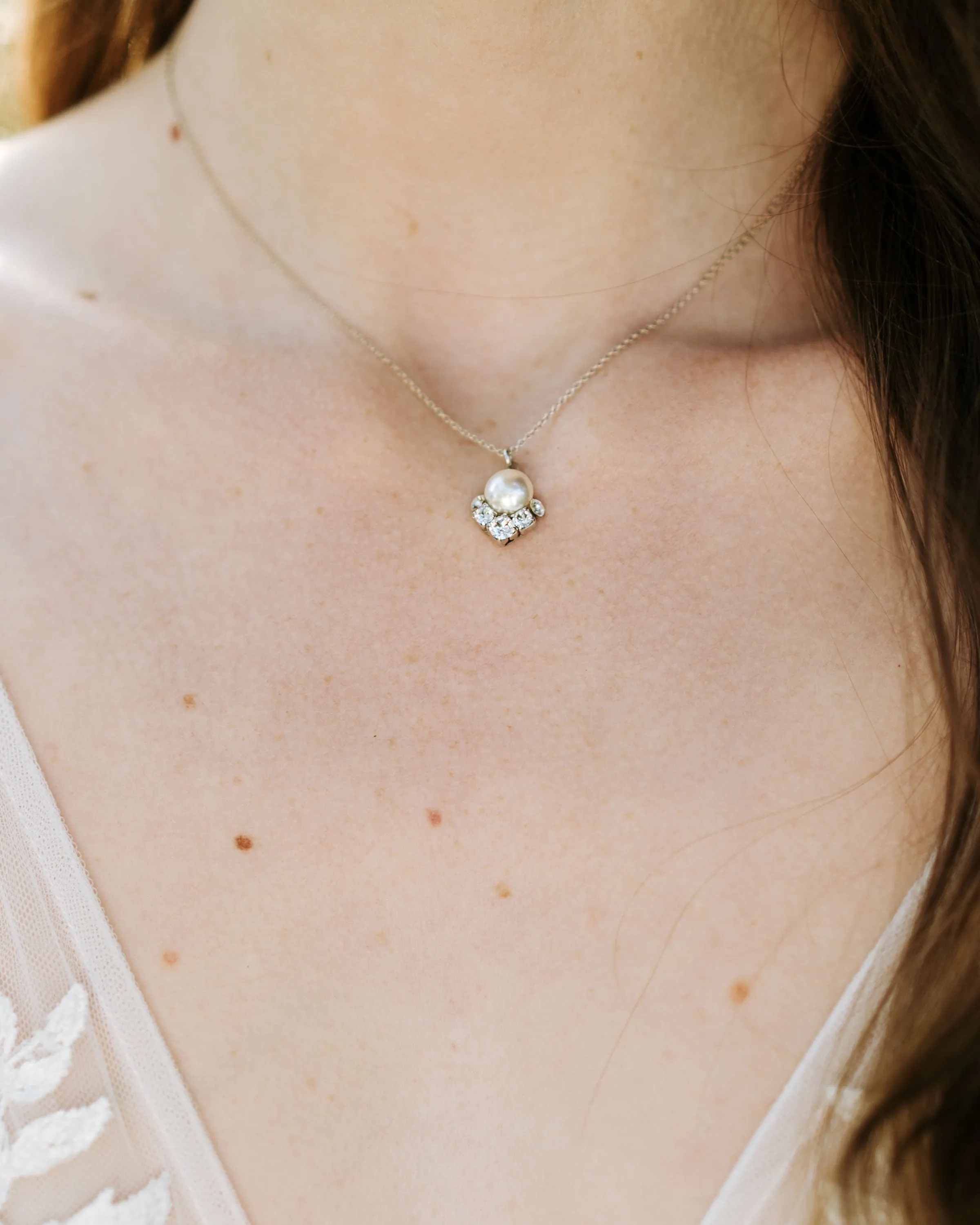 Celestial Pearl Drop Earring Jewelry Set