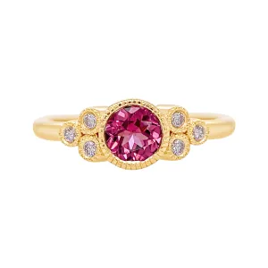 Cerise - Pink Spinel Engagement Ring