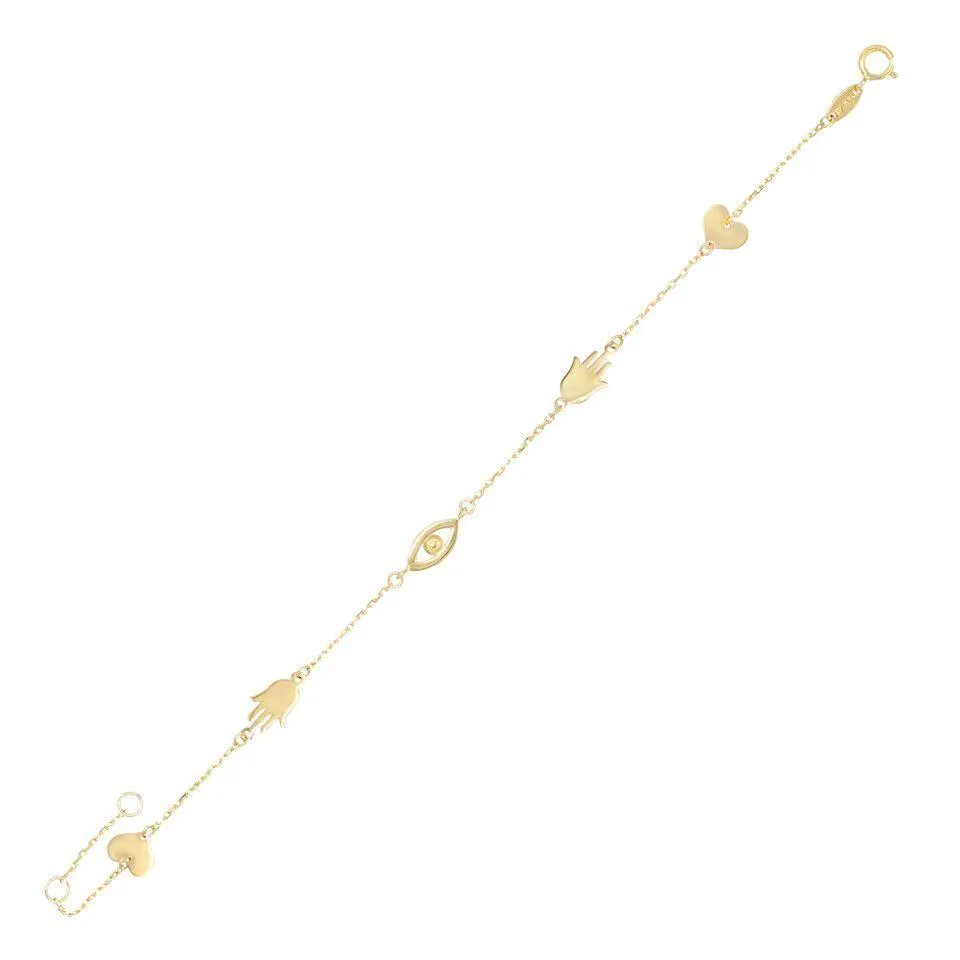 Charm Bracelet 14K