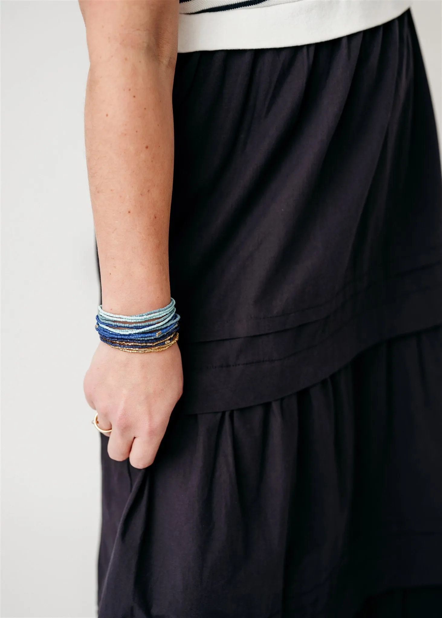 Chelsea 18 Strand Luxe Beaded Bracelet
