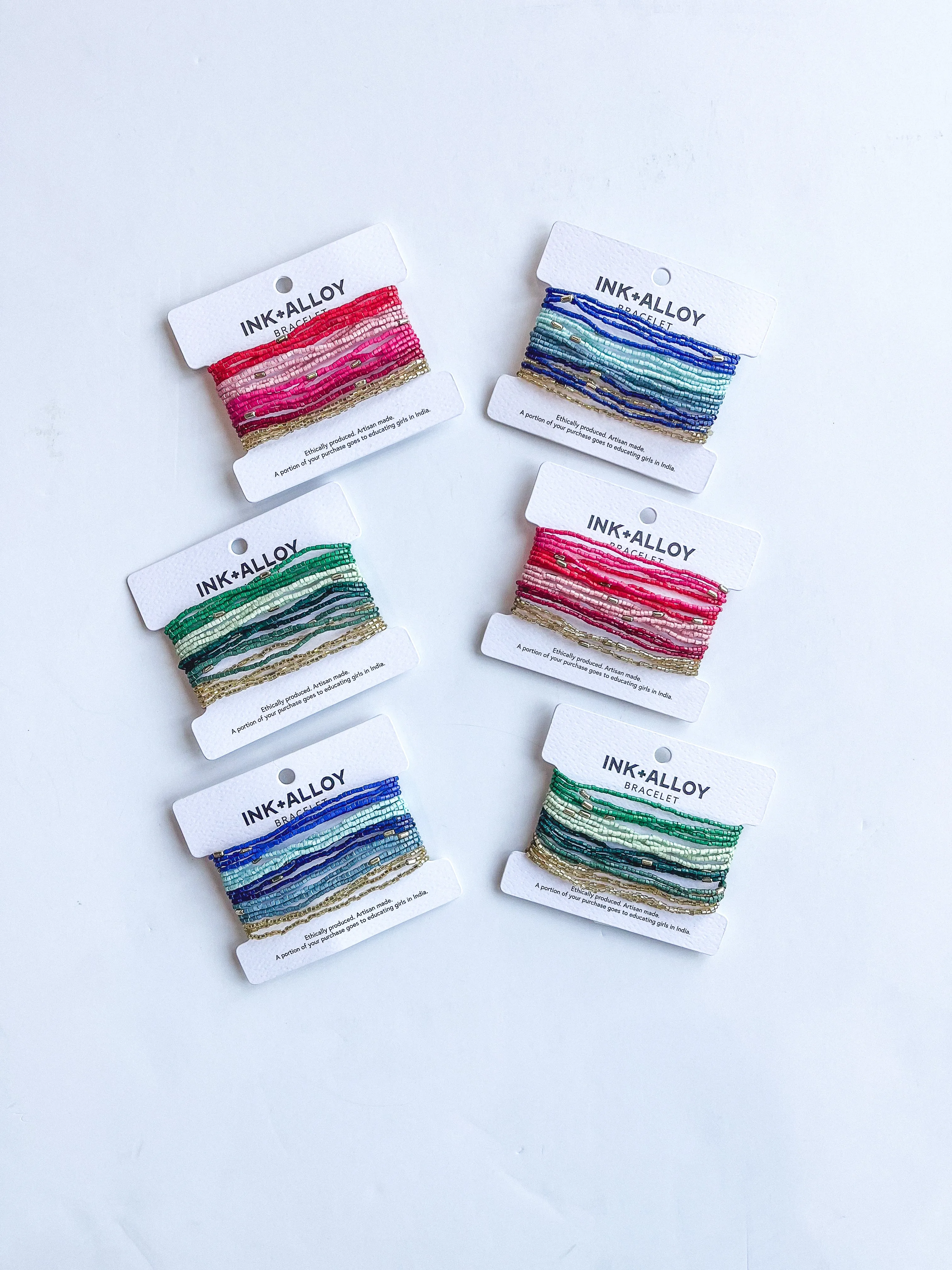 Chelsea 18 Strand Luxe Beaded Bracelet