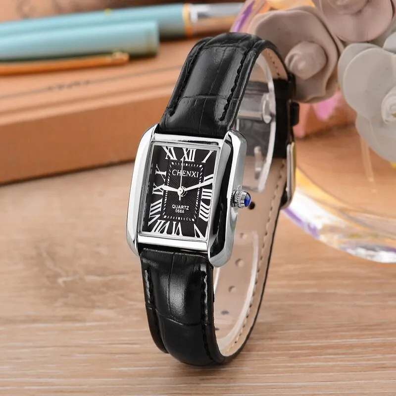 CHENXI Watch Women Elegant Luxury Fashion Watches Quartz Clock Female Retro Leather Women&#39;s Wrist Watches Relogio Feminino