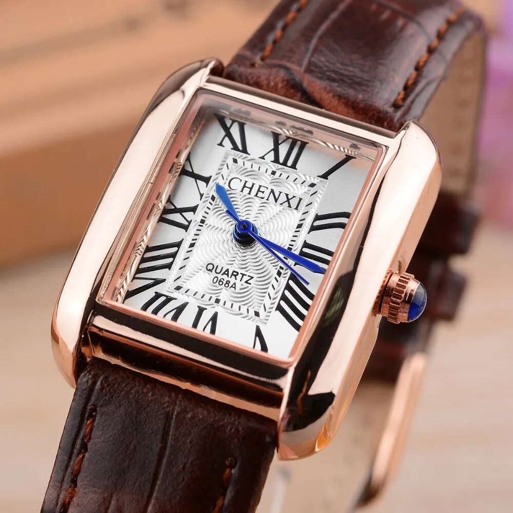 CHENXI Watch Women Elegant Luxury Fashion Watches Quartz Clock Female Retro Leather Women&#39;s Wrist Watches Relogio Feminino