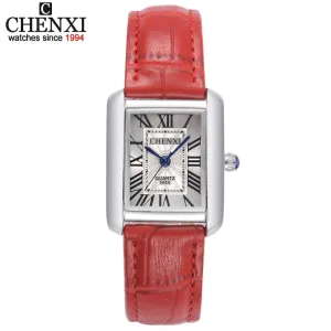 CHENXI Watch Women Elegant Luxury Fashion Watches Quartz Clock Female Retro Leather Women&#39;s Wrist Watches Relogio Feminino